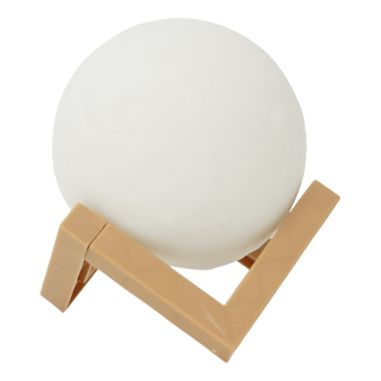 Lampa de veghe luna 3D Moon Light, lumina LED alb cald, alimentare baterii, fara acumulator, stand din plastic inclus, ø 10 cm, 