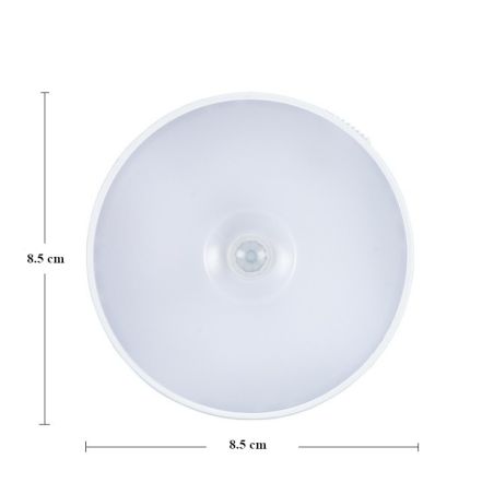 Lampa LED cu senzori de miscare, incarcare USB,3.7V, 400mah, 8.5 x 2 cm, material ABS, portabila, pentru camera bebelusului, dor