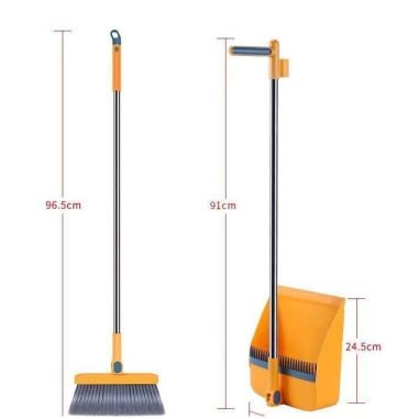 Set Matura si Faras cu Coada Detasabila, Flippy, cu Dinti de Pieptene pentru Curatare Matura, rotativ, pliabil, Otel inoxidabil 