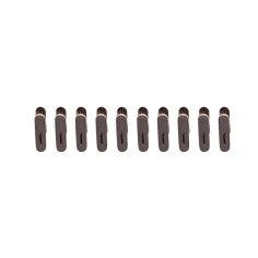 Set 20 de Cleme pentru Haine, Flippy, de Prindere pentru Pantaloni, Atasabile la Umerase, 1.6x2.3x6.35 cm, Maro