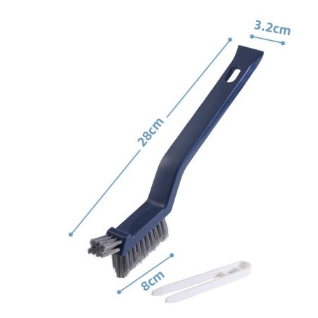 Perie 3in1 de Curatat Podele si Rosturi, Flippy, Lungime Maner 28 cm, Peri din PP, Otel si Plastic, Cleste pentru Scame si Par I