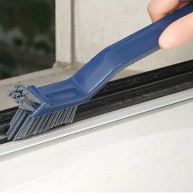 Perie 3in1 de Curatat Podele si Rosturi, Flippy, Lungime Maner 28 cm, Peri din PP, Otel si Plastic, Cleste pentru Scame si Par I