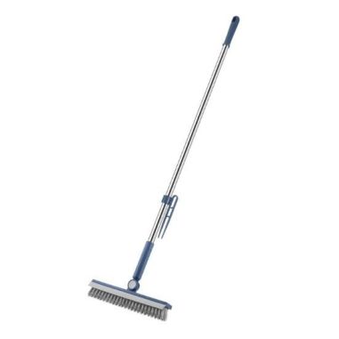 Perie de Curatare pentru Podele si Rosturi, Flippy, Lungime Maner 105 cm, Capat Pivotant 180 Grade, Peri din PP, Otel si Plastic
