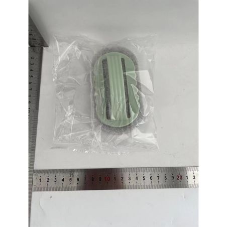 Perie de curățare cu mâner, Flippy, perie pentru gresie, baie, Bucătărie, Culoare: Verde