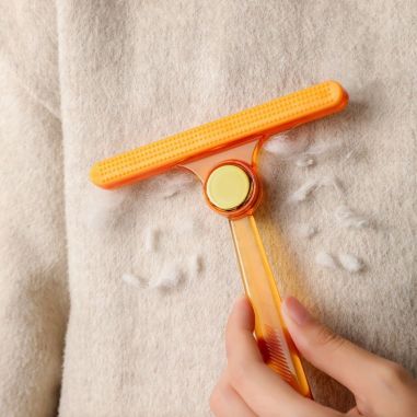 Perie de Indepartare a Scamelor, Flippy, pentru Haine si Par de Animale, cu Doua Fete, Manual, Multifunctional, 12x14.5 cm, Acce