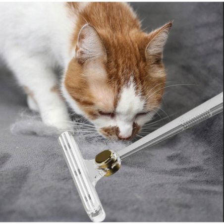 Perie de Indepartare a Scamelor, Flippy, pentru Haine si Par de Animale, cu Doua Fete, Manual, Multifunctional, 12x14.5 cm, Acce