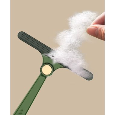 Perie de Indepartare a Scamelor, Flippy, pentru Haine si Par de Animale, cu Doua Fete, Manual, Multifunctional, 12x14.5 cm, Acce