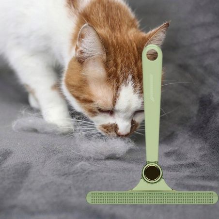 Perie de Indepartare a Scamelor, Flippy, pentru Haine si Par de Animale, cu Doua Fete, Manual, Multifunctional, 12x14.5 cm, Acce