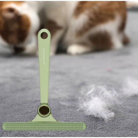 Perie de Indepartare a Scamelor, Flippy, pentru Haine si Par de Animale, cu Doua Fete, Manual, Multifunctional, 12x14.5 cm, Acce