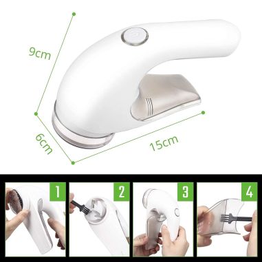 Aparat Pentru Curatat Scame, Par Si Praf, Flippy, Trimmer pentru Diferite Tipuri De Material, Cu Lame Din Otel Inoxidabil, Maner