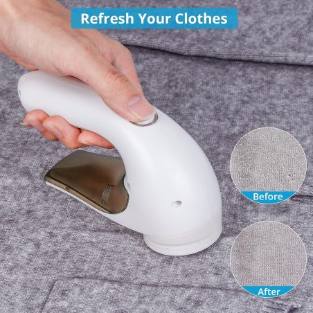 Aparat Pentru Curatat Scame, Par Si Praf, Flippy, Trimmer pentru Diferite Tipuri De Material, Cu Lame Din Otel Inoxidabil, Maner