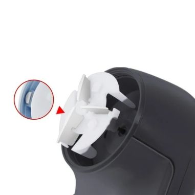 Aparat Scame si Par Haine, Flippy, Electric, USB inclus, Periuta Curatare, pentru Diferite Tesaturi, 13 x 6.8 x 5.8 cm, Negru