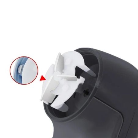 Aparat Scame si Par Haine, Flippy, Electric, USB inclus, Periuta Curatare, pentru Diferite Tesaturi, 13 x 6.8 x 5.8 cm, Negru