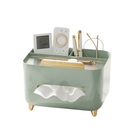 Suport pentru Servetele, Flippy, Cutie Multifunctionala, Design Minimalist, ABS, cu Suport pentru Obiectele Personale, pentru Bi