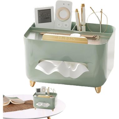 Suport pentru Servetele, Flippy, Cutie Multifunctionala, Design Minimalist, ABS, cu Suport pentru Obiectele Personale, pentru Bi