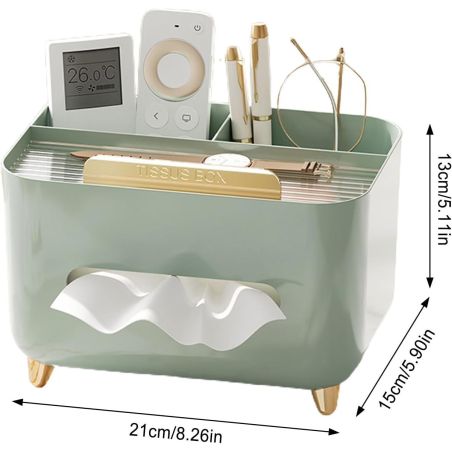 Suport pentru Servetele, Flippy, Cutie Multifunctionala, Design Minimalist, ABS, cu Suport pentru Obiectele Personale, pentru Bi