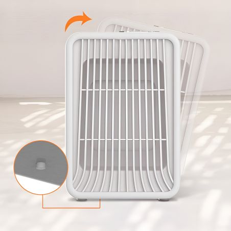 Mini Incalzitor pentru Birou, Flippy, Incalzire si Racire, 1000-1200W, cu Lumini, cu Maner, Lungime Cablu 1.5 m, 3 Trepte de Tem