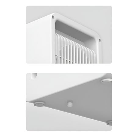 Mini Incalzitor pentru Birou, Flippy, Incalzire si Racire, 1000-1200W, cu Lumini, cu Maner, Lungime Cablu 1.5 m, 3 Trepte de Tem