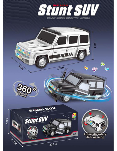 SUV Stunt 360° cu Lumini si Sunete,...