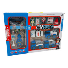 Set Masini de Politie City Police cu Accesorii si...