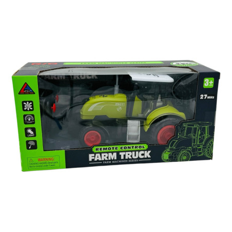 Tractor de Jucarie cu Telecomanda - Farm Truck, 27 MHz, 17 cm