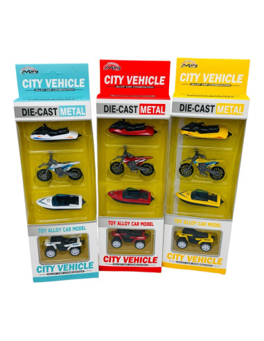Set 4 Vehicule Die-Cast –...