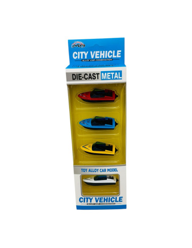 Set 4 Barci Die-Cast Metal – Modele...