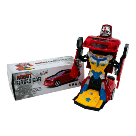 Masina de Curse Transformabila 2-în-1 - Robot si Vehicul Intr-un Singur Produs