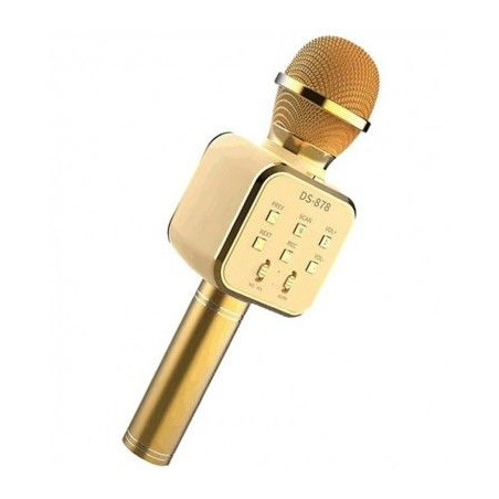Microfon cu boxa, functii multiple, incarcare USB, 24×8×8cm, diverse culori