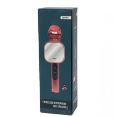 Microfon cu boxa Q009, compatibil USB SI card SD,...