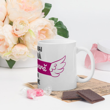 Cana personalizata „Cea mai buna verisoara din lume” – 11 oz, 330ml