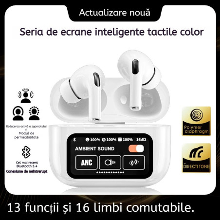 Căști Wireless Bluetooth PRO – Sunet inteligent și tehnologie avansată