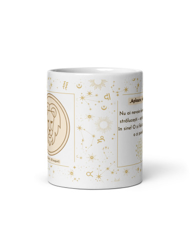 Cana personalizata „Leu – Putere si...