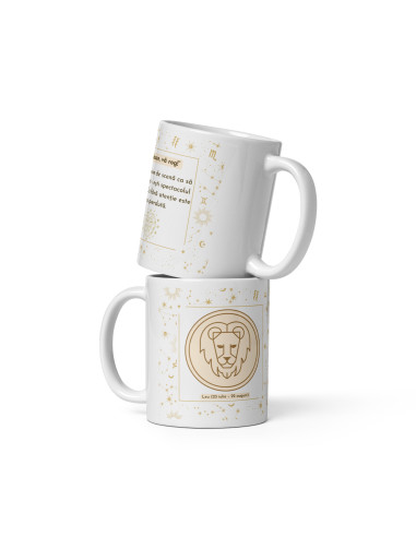 Cana personalizata „Leu – Putere si...