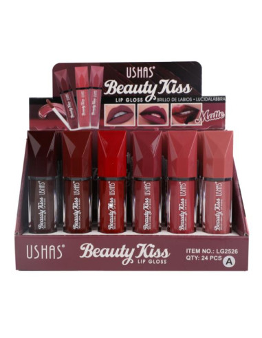 Lip Gloss Mat USHAS Beauty Kiss 8g –...