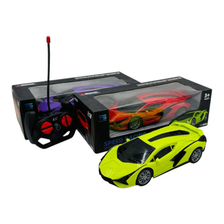 Masinuta RC Speed Racing Supercar cu Telecomanda, 3 Culori, Design Sportiv