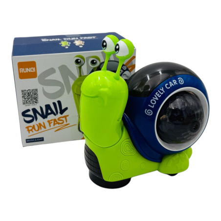 Melc Interactiv cu Lumini si Sunete, 13.5x10.9 cm - Distractie si Veselie pentru Copii, 13×10.5×9.5cm