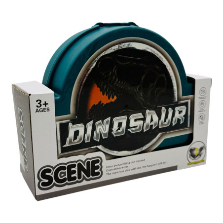 Set Dinozauri cu Cutie Tematica - Figurine si Accesorii pentru Joaca Creativa 18×14cm