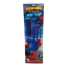 Pusca cu Proiectile Moi Super Hero, 51x16x8.2 cm -...