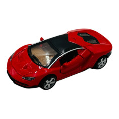 Mașinuță Sport Metalică cu Uși Deschise, 15×7.5×6.5 cm –...