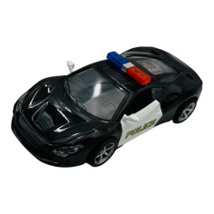 Mașinuță Metalică de Poliție cu Uși Deschise, 15×7.5×6.5...