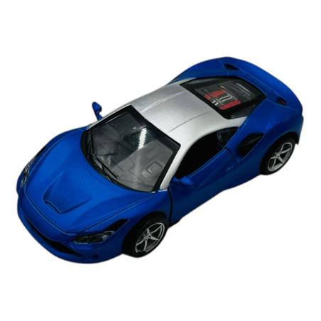 Mașinuță Sport Metalică cu Uși Deschise, 15×7.5×6.5 cm – Modele și Culori Variate