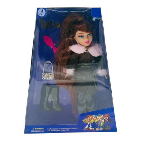 Papusa Fashion Diva cu Accesorii, Tinuta Eleganta si Detalii Realiste, 29×23×6cm