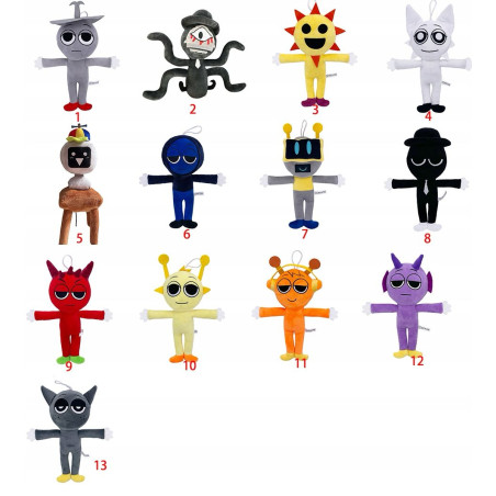 Jucărie Plush Drăguță de 25 cm – 14 Modele Colorate pentru Copii