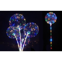 Balon Transparent cu Lumină LED – Lumini Multicolore,...