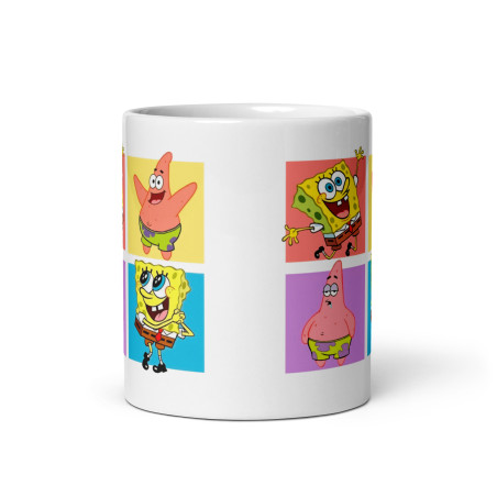 Cana ceramica model cu personaje marine  – Cadou special – 330 ml Engros