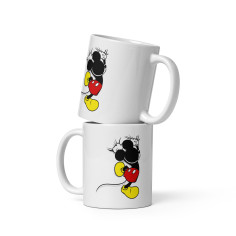 Cana ceramica cu personaj jucaus in ascensiune – Cadou...