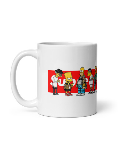 Cana ceramica cu familie colorata si...
