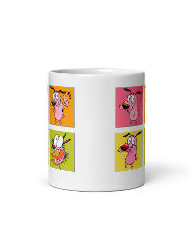 Cana ceramica cu caine curajos –...