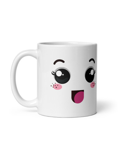 Cana ceramica cu expresii jucause –...